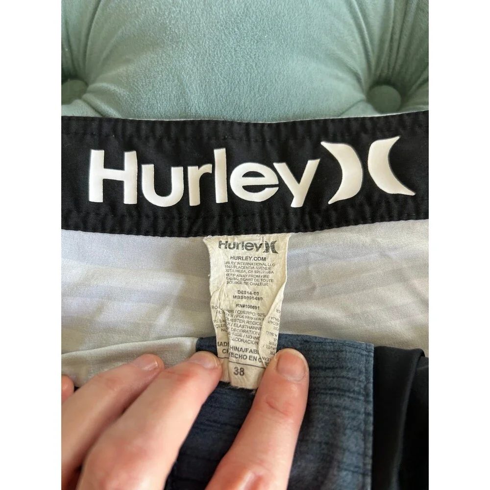 Hurley Phantom Board Shorts 38 Blue Billabong Quicksilver Dahui Hawaii